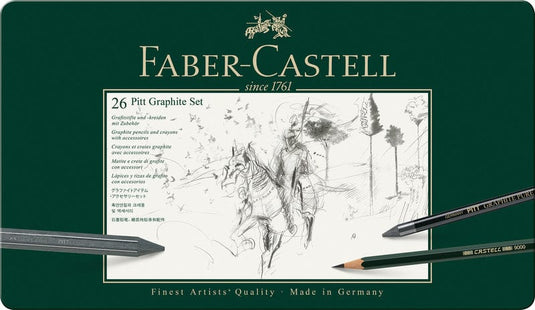 Faber Castell Fc-112974 Grafietset Faber-Castell Pitt 26-Delig