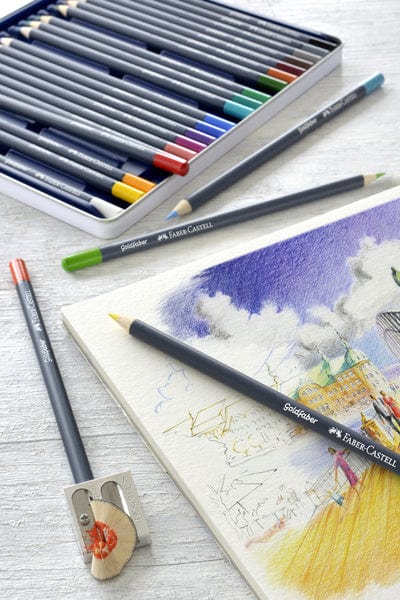 Laad de afbeelding in de Gallery-viewer, Faber Castell Fc-114748 Kleurpotlood Faber-Castell Goldfaber Etui Ã 48 Stuks
