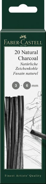 Faber Castell Fc-129198 Houtskool Pitt Monochrome 3-6 Mm