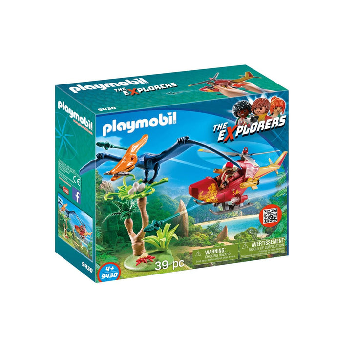 Playmobil 9430 The Explorers Helikopter Met Pteranodon