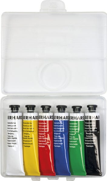 Laad de afbeelding in de Gallery-viewer, Eberhard Faber Ef-575505 Plakkaatverf 6 Kleuren Tube 18 Ml
