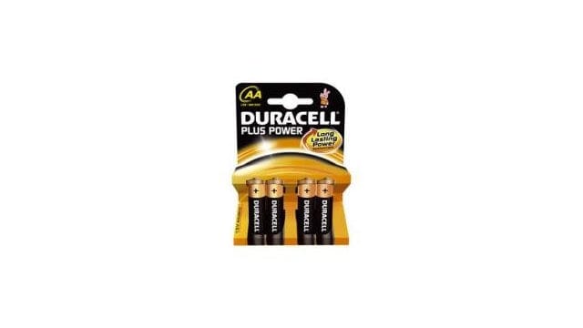 Duracell Mn1500P4+Power Batterij Lr6 Aa Plus