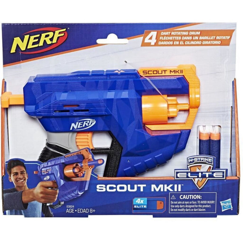 Laad de afbeelding in de Gallery-viewer, Nerf N-Strike Elite Scout Mkii + 4 Darts
