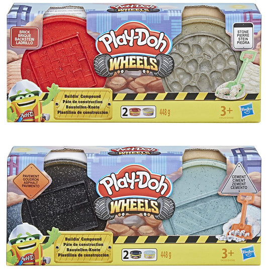 Play-Doh Buildin' Compound Met 448 G Klei En Schep Assorti