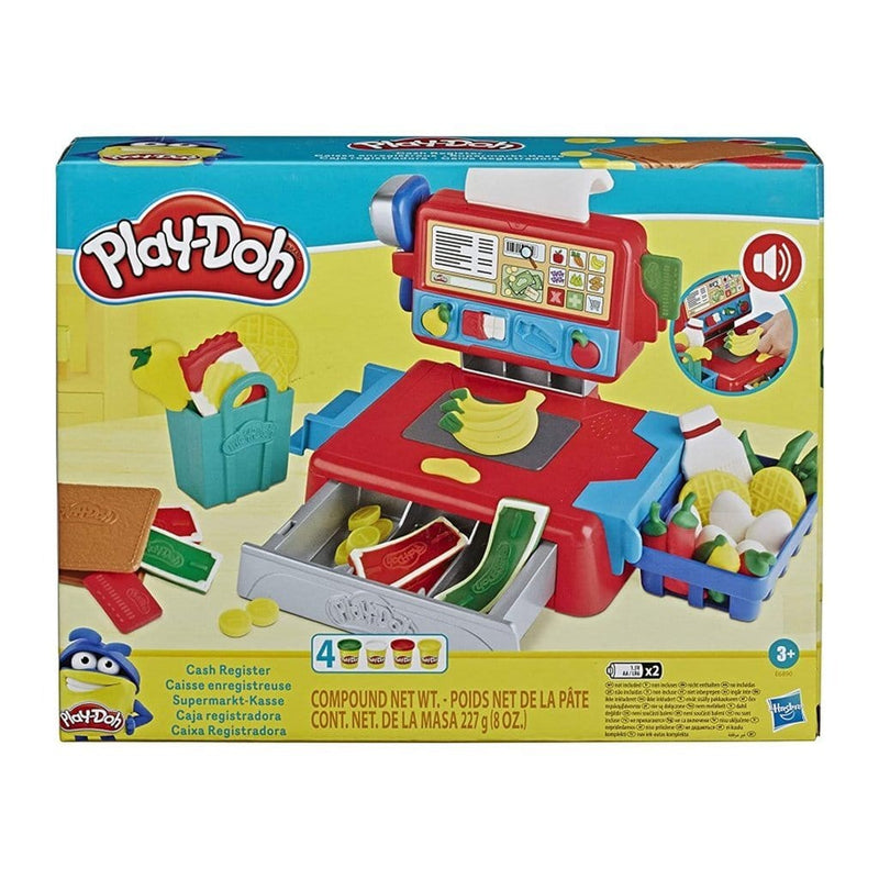 Laad de afbeelding in de Gallery-viewer, Play-Doh Kassa + 4 Potjes Klei + Geluid
