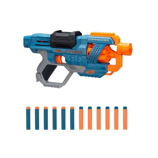 Nerf Elite 2.0 Commander Rd 6 Blaster + 12 Darts