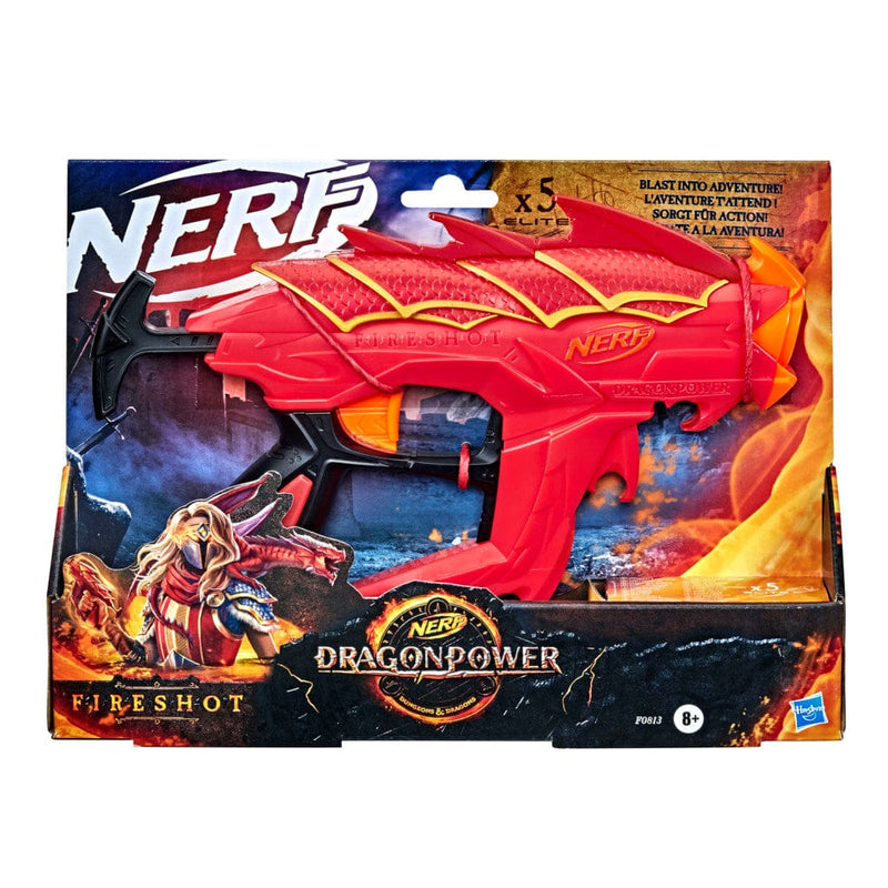 Laad de afbeelding in de Gallery-viewer, Nerf Dragonpower Fireshot Blaster + 5 Darts
