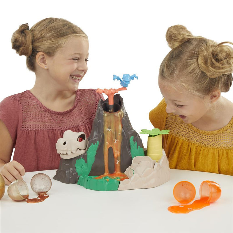 Laad de afbeelding in de Gallery-viewer, Play-Doh Slime Hydro Glitz Dino Vulkaan
