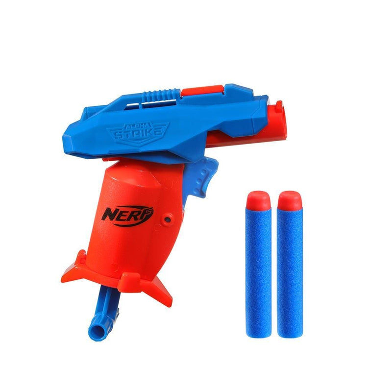 Laad de afbeelding in de Gallery-viewer, Nerf Alpha Strike Slinger Sd-1 Blaster + 2 Darts Rood/Blauw
