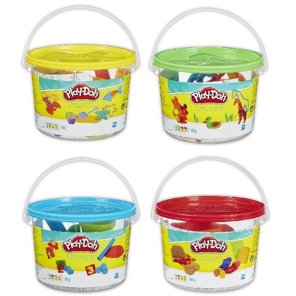 Play-Doh Mini Emmertje Met 3 Potjes + Accessoires Assorti