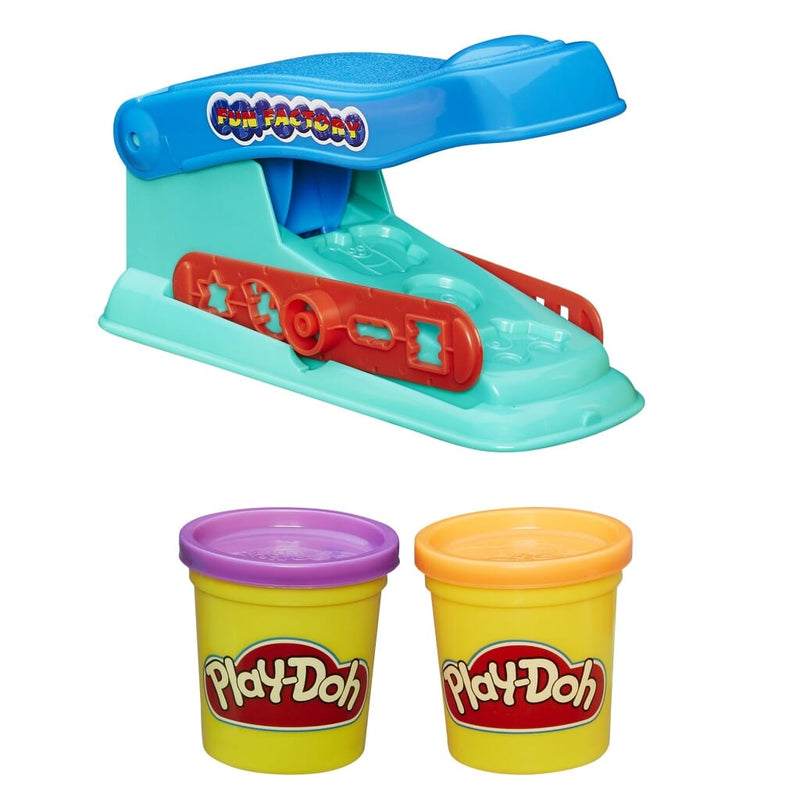 Laad de afbeelding in de Gallery-viewer, Play-Doh Fun Factory + 2 Potjes Klei
