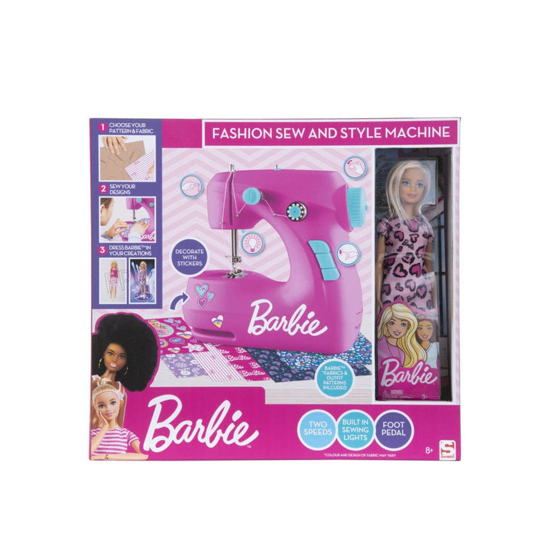 Laad de afbeelding in de Gallery-viewer, Barbie Naaimachine Met Pop
