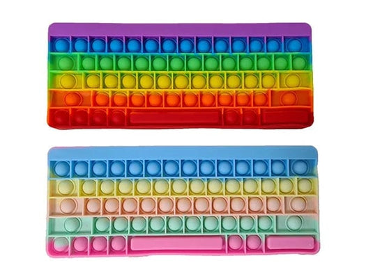 Magic fidget Pop It keyboard 2 assorti kleuren