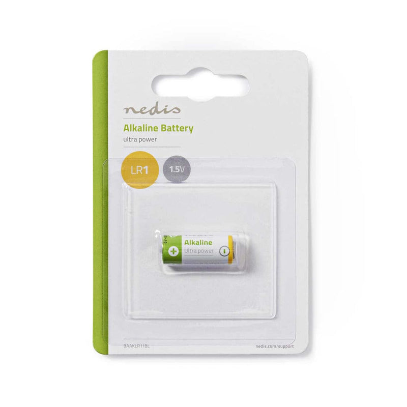 Laad de afbeelding in de Gallery-viewer, Nedis Baaklr11Bl Alkaline Batterij Lr1 1,5 V 1 Stuks Blister
