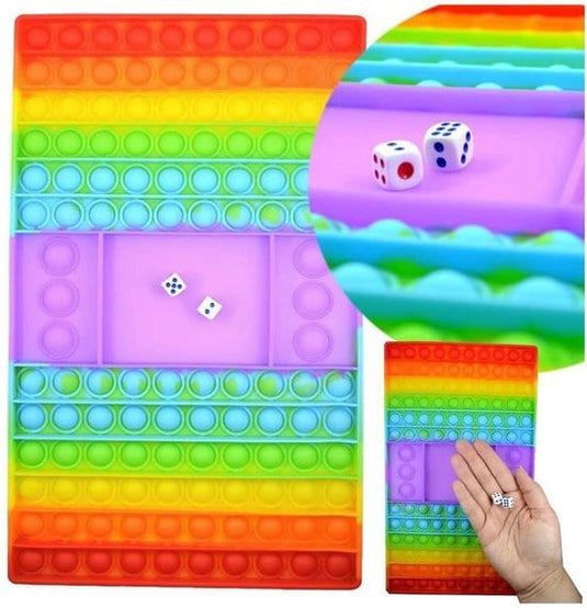 Magic fidget pop it challange rainbow 30 x 18 cm