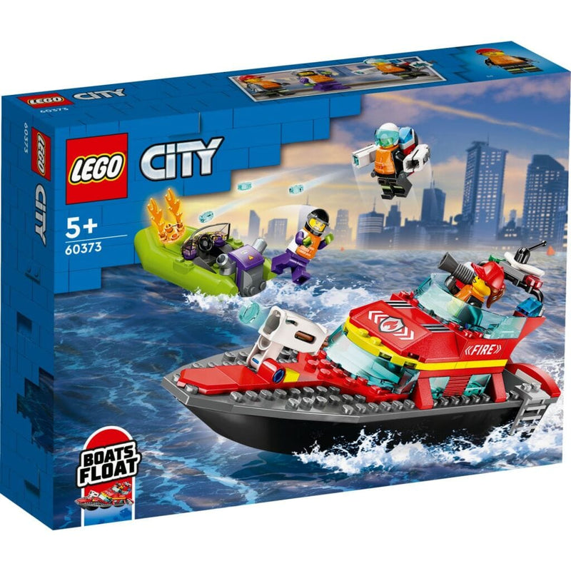 Laad de afbeelding in de Gallery-viewer, Lego City 60373 Reddingsboot Brand

