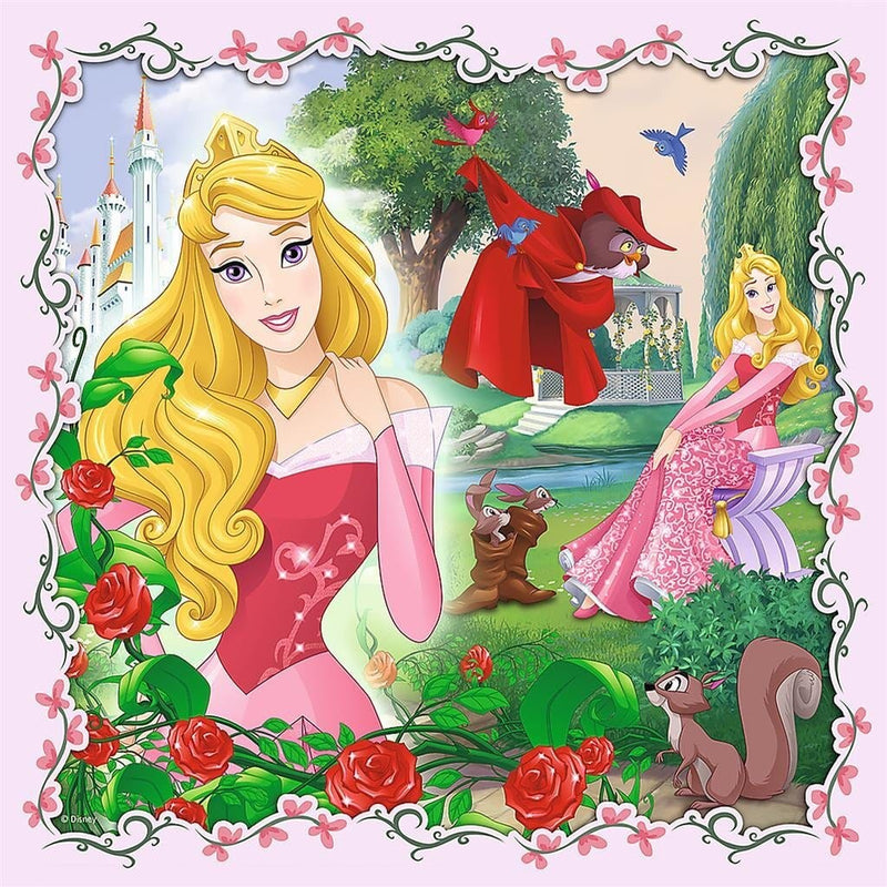 Laad de afbeelding in de Gallery-viewer, Trefl 3In1 Puzzel Disney Princess 20-50 Stukjes
