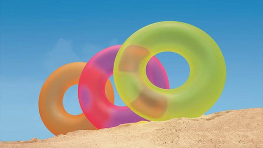Intex Transparant Gekleurde Zwemband-Roze