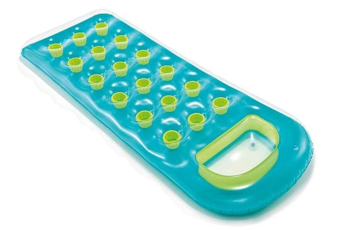 Intex 18-Pocket Luchtbed-Blauw