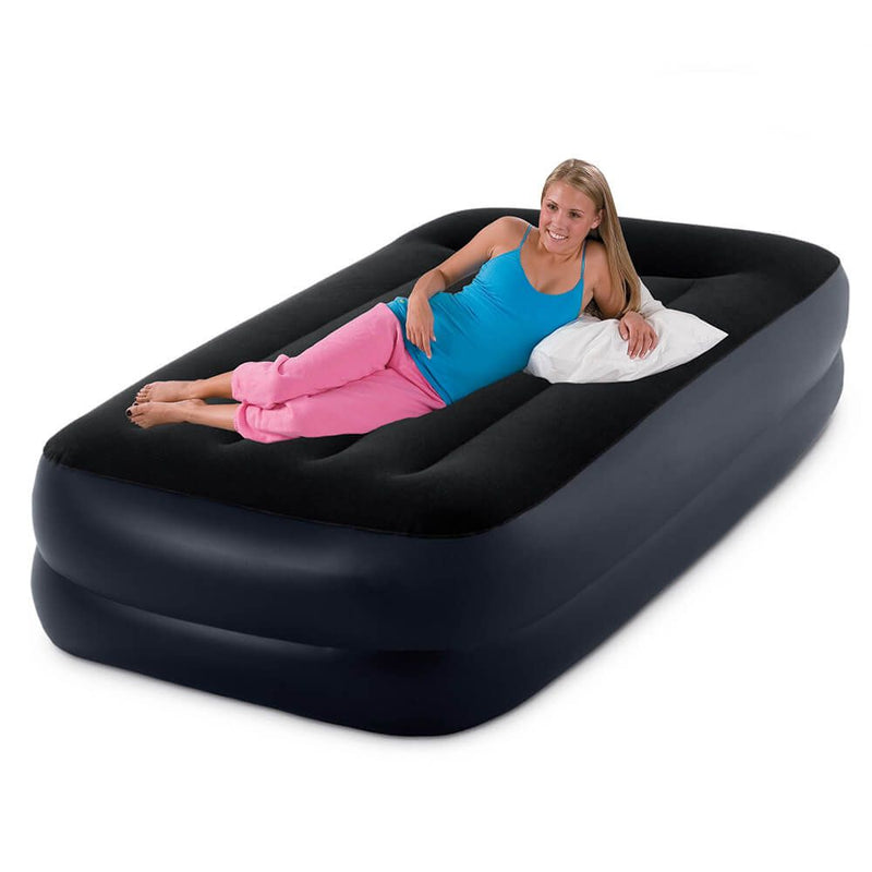 Laad de afbeelding in de Gallery-viewer, Intex Pillow Rest Raised Luchtbed - Eenpersoons
