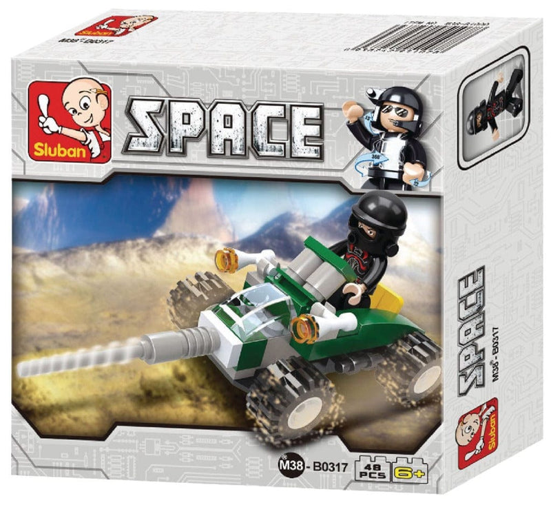 Laad de afbeelding in de Gallery-viewer, Sluban M38-B0317 Space Quad 48-Delig
