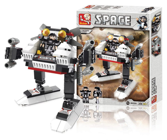 Sluban M38-B0336 3In1 Space Robot Assorti