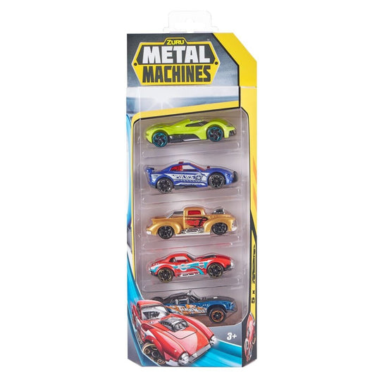 Zuru Metal Machines Die-Cast Auto'S 5 Stuks Assorti