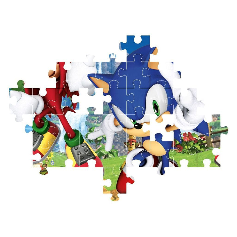 Laad de afbeelding in de Gallery-viewer, Clementoni Supercolour Puzzel Sonic The Hedgehog 104 Stukjes
