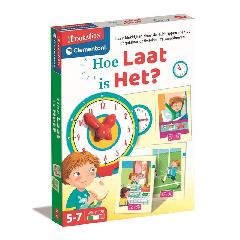 Laad de afbeelding in de Gallery-viewer, Clementoni Education Hoe Laat Is Het?
