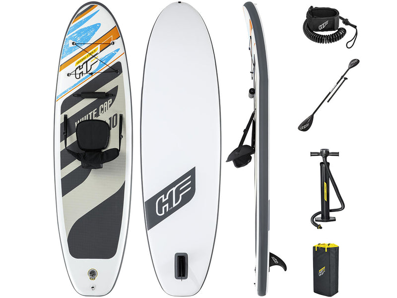 Laad de afbeelding in de Gallery-viewer, Huismerk Hydro Force White Cap Convertible Sup Set
