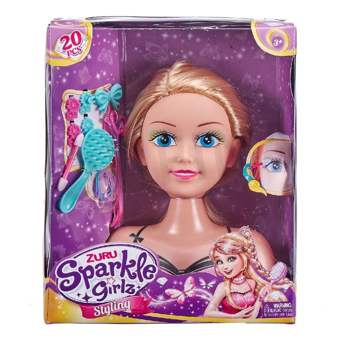 Zuru Sparkle Girlz Kapkop Met Haar-Accessoires