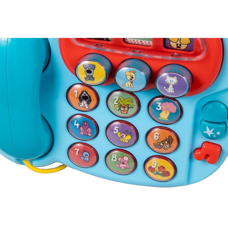 Laad de afbeelding in de Gallery-viewer, Woezel En Pip Rubo Toys Woezel En Pip Telefoon Met Geluid
