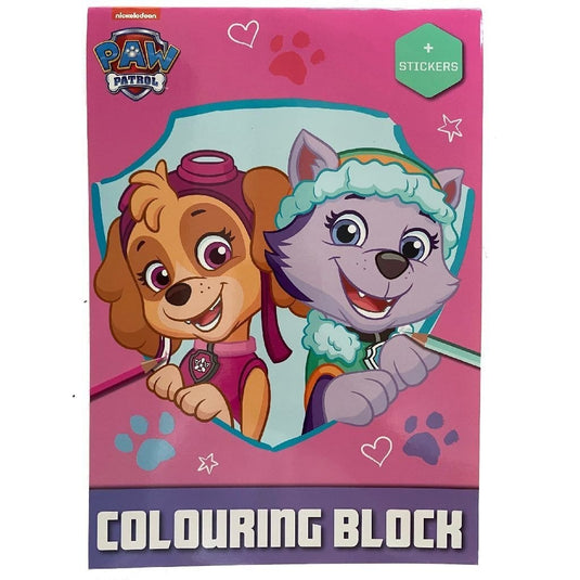 Paw Patrol A4 Kleurboek + Stickers Assorti