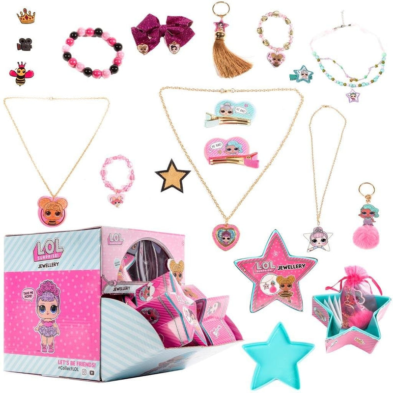 Laad de afbeelding in de Gallery-viewer, L.o.l. Surprise Verrassing Ster Met Bijoux Accessoires 10X10X6 Cm Assorti
