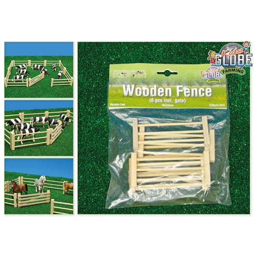 Kids Globe Farming Houten Afrastering 6-Delig