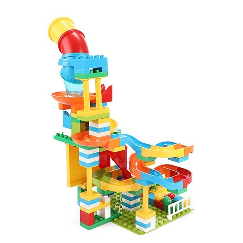 Laad de afbeelding in de Gallery-viewer, Toi-Toys Blocks Bouwblokken Knikkerbaan 133-Delig
