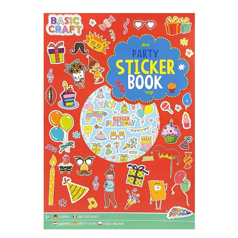 Laad de afbeelding in de Gallery-viewer, Grafix A4 Stickerboek Assorti
