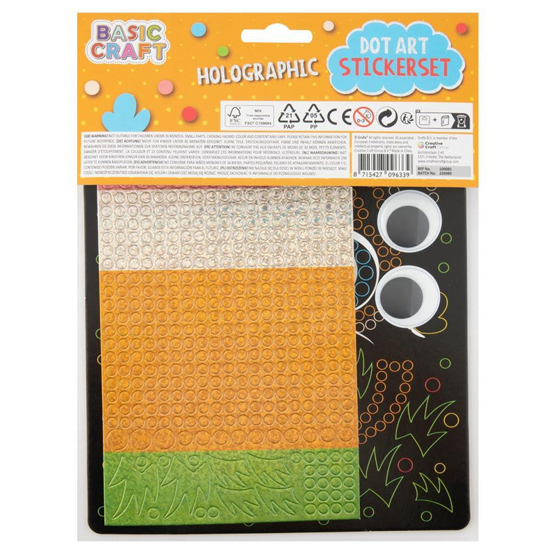 Laad de afbeelding in de Gallery-viewer, Grafix Holographic Dot Art Stickerset Assorti
