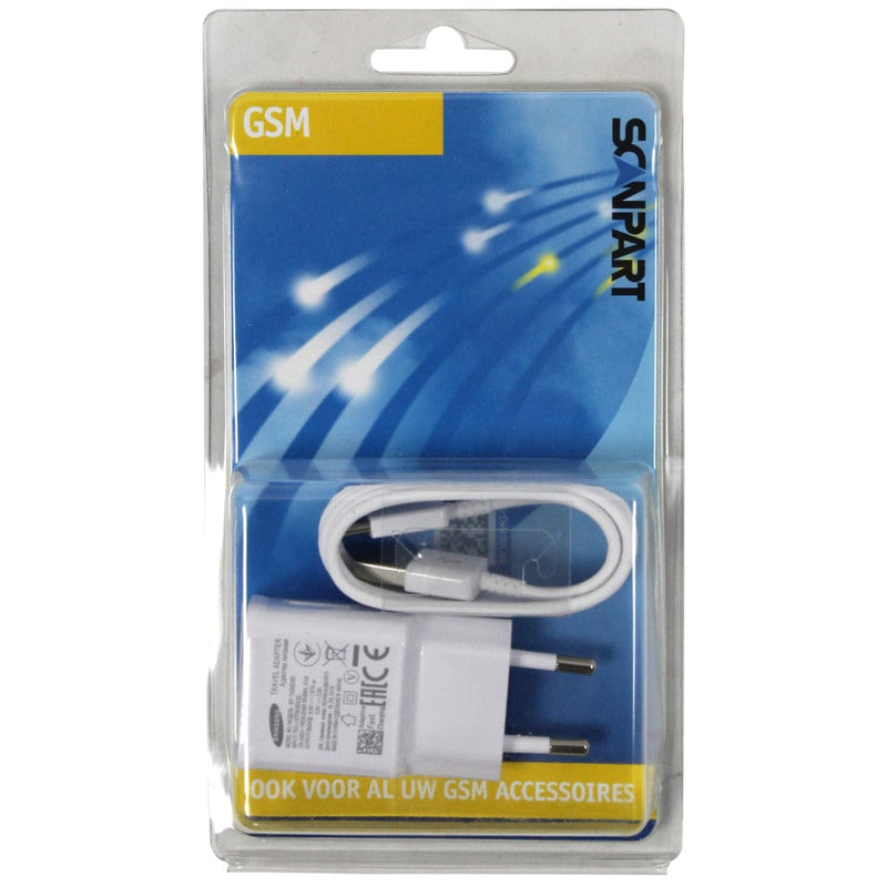 Laad de afbeelding in de Gallery-viewer, Scanpart Sam.snellade Usb-C 2A Wit Orig
