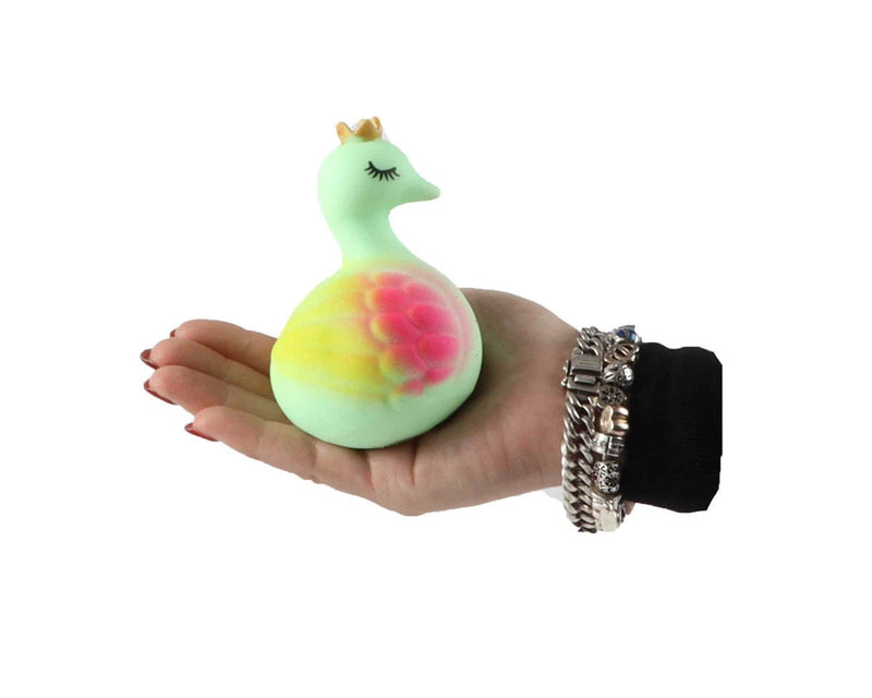 Laad de afbeelding in de Gallery-viewer, Squeeze ball zwaan 11,5 cm 83 gram met poeder
