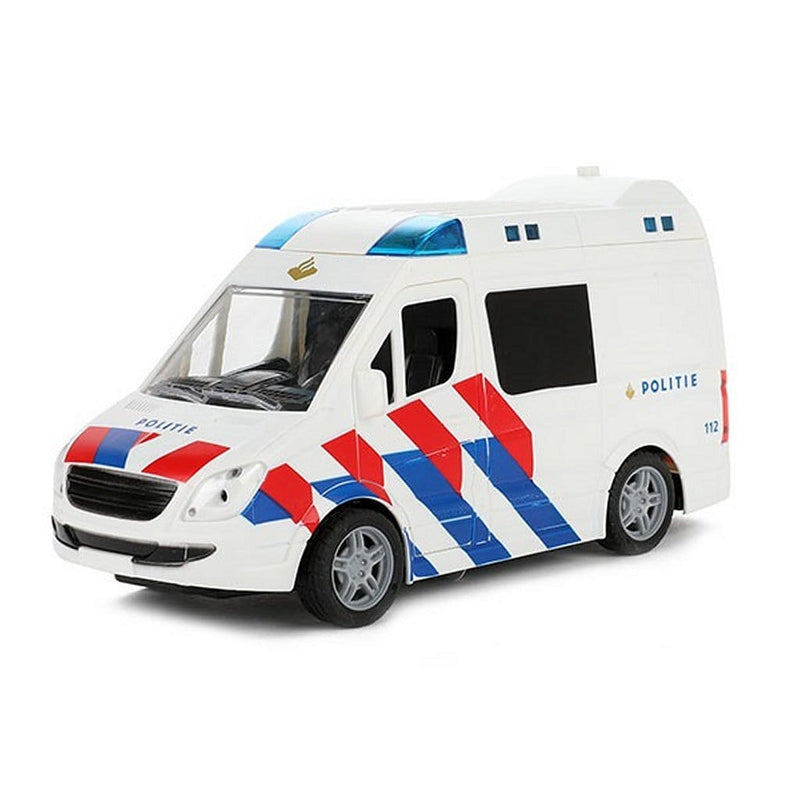 Laad de afbeelding in de Gallery-viewer, Toi-Toys Cars &amp; Trucks Politiebus + Licht En Geluid
