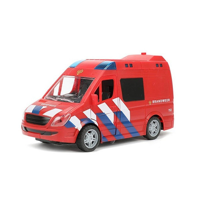 Laad de afbeelding in de Gallery-viewer, Toi-Toys Cars &amp; Trucks Brandweerwagen + Licht + Geluid
