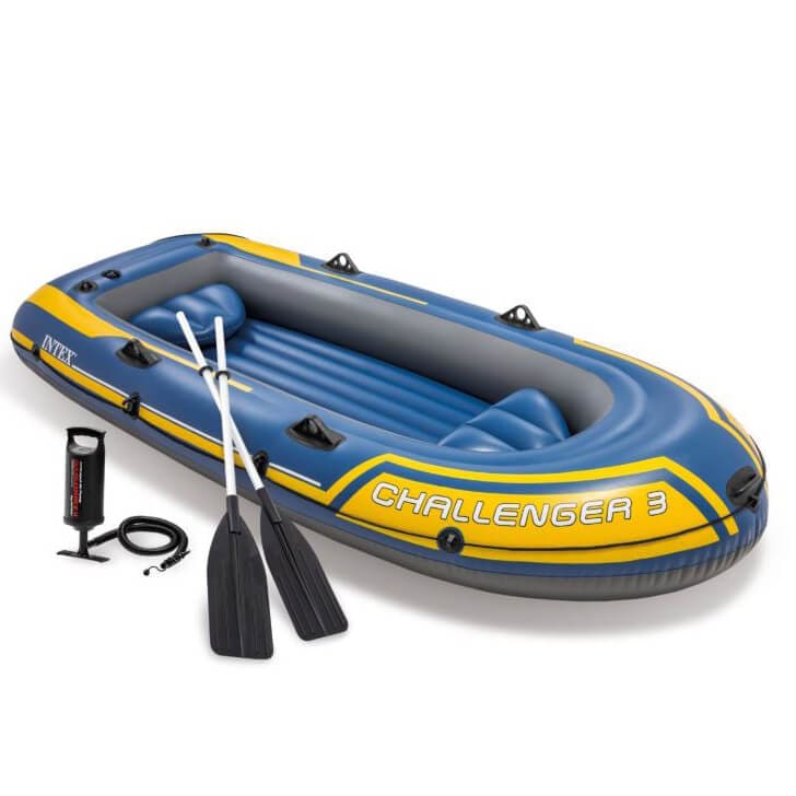 Laad de afbeelding in de Gallery-viewer, Intex Challenger 3 Set - Met Peddels En Pomp
