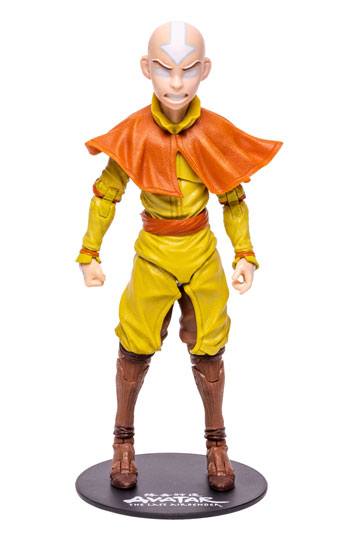 Laad de afbeelding in de Gallery-viewer, Avatar: The Last Airbender Actiefiguur Aang Avatar State (Goud Label) 18 cm
