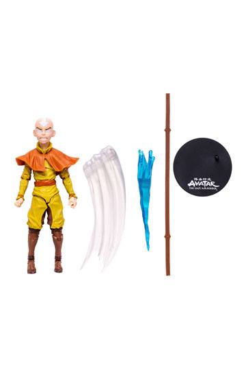 Laad de afbeelding in de Gallery-viewer, Avatar: The Last Airbender Actiefiguur Aang Avatar State (Goud Label) 18 cm
