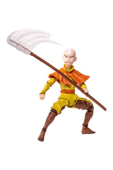 Laad de afbeelding in de Gallery-viewer, Avatar: The Last Airbender Actiefiguur Aang Avatar State (Goud Label) 18 cm
