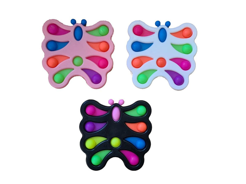 Laad de afbeelding in de Gallery-viewer, Magic fidget 10 pop it vlinder 18x17 cm
