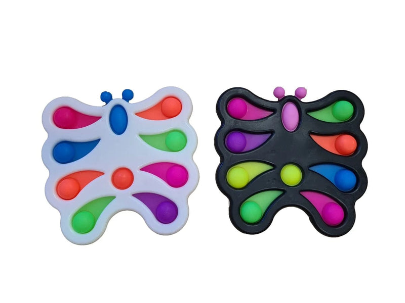 Laad de afbeelding in de Gallery-viewer, Magic fidget 10 pop it vlinder 18x17 cm

